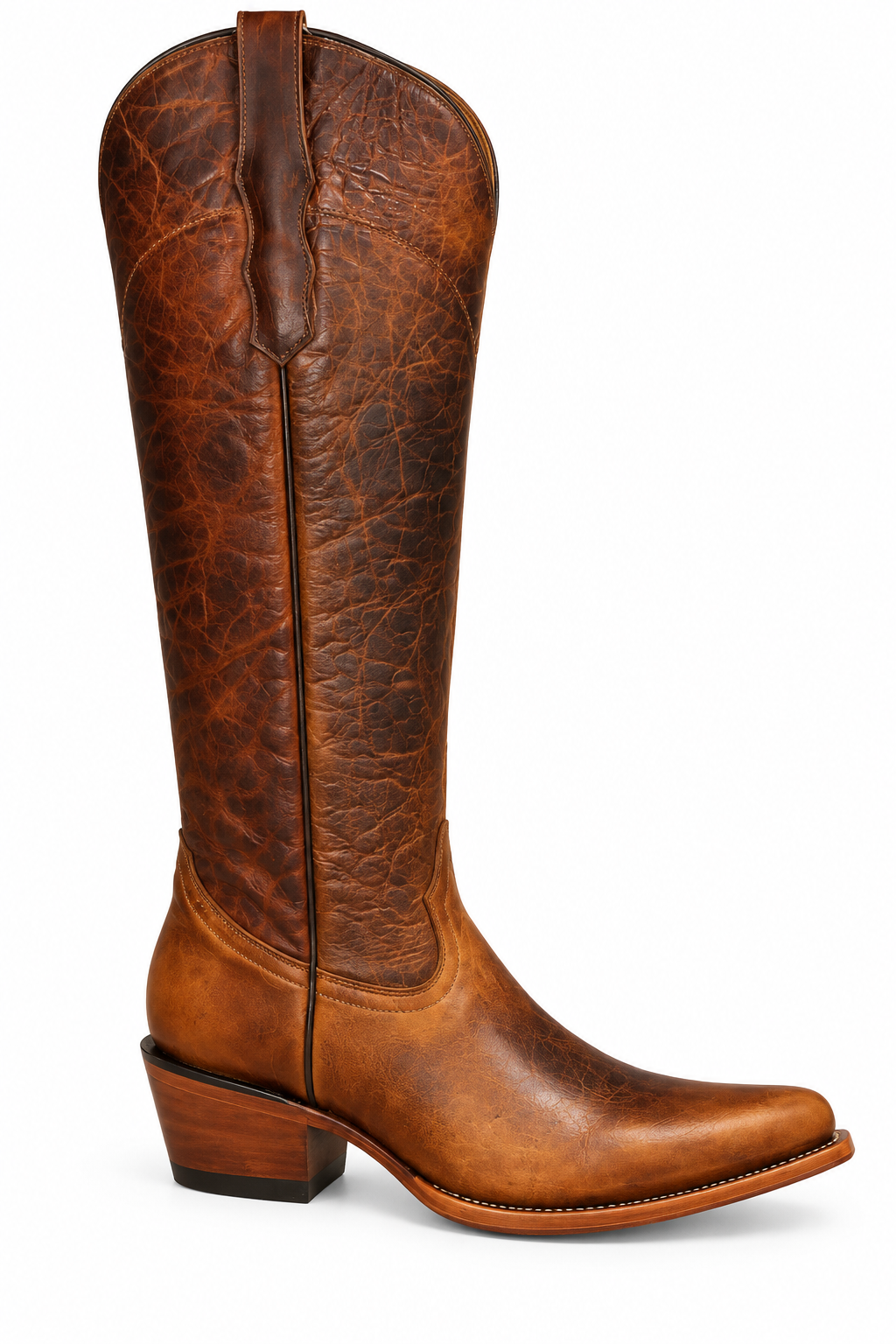 Elisa Mid Western Boot-Brown