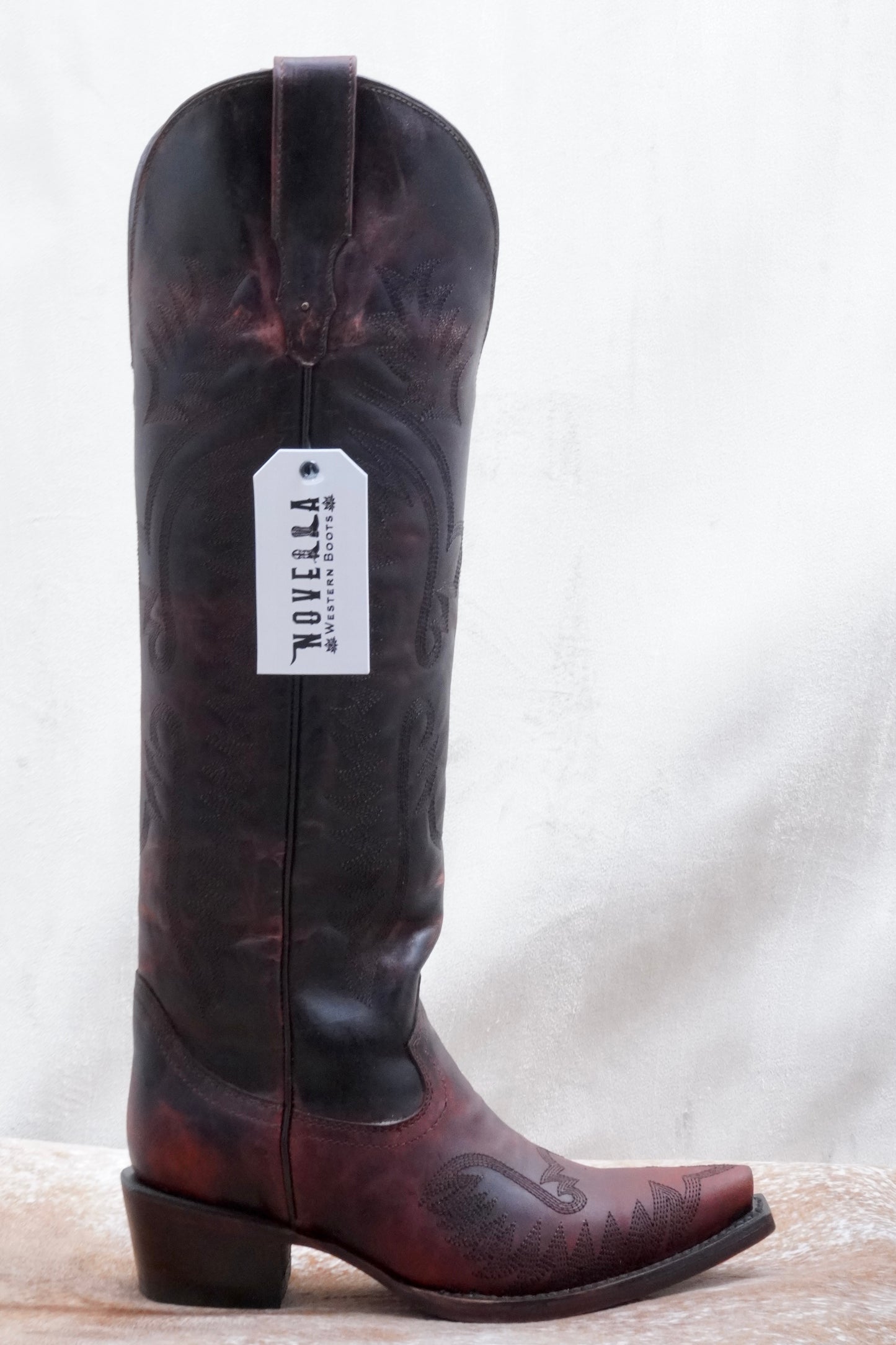 Choco Tall Western Boot