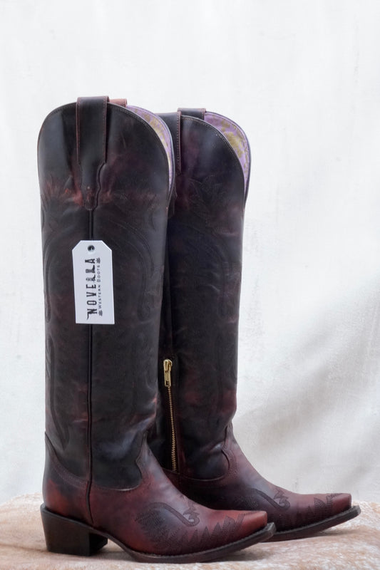 Choco Tall Western Boot