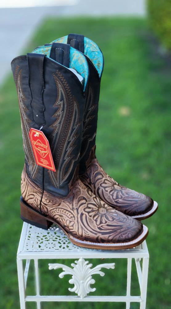 Hand Tooled Print, Tan