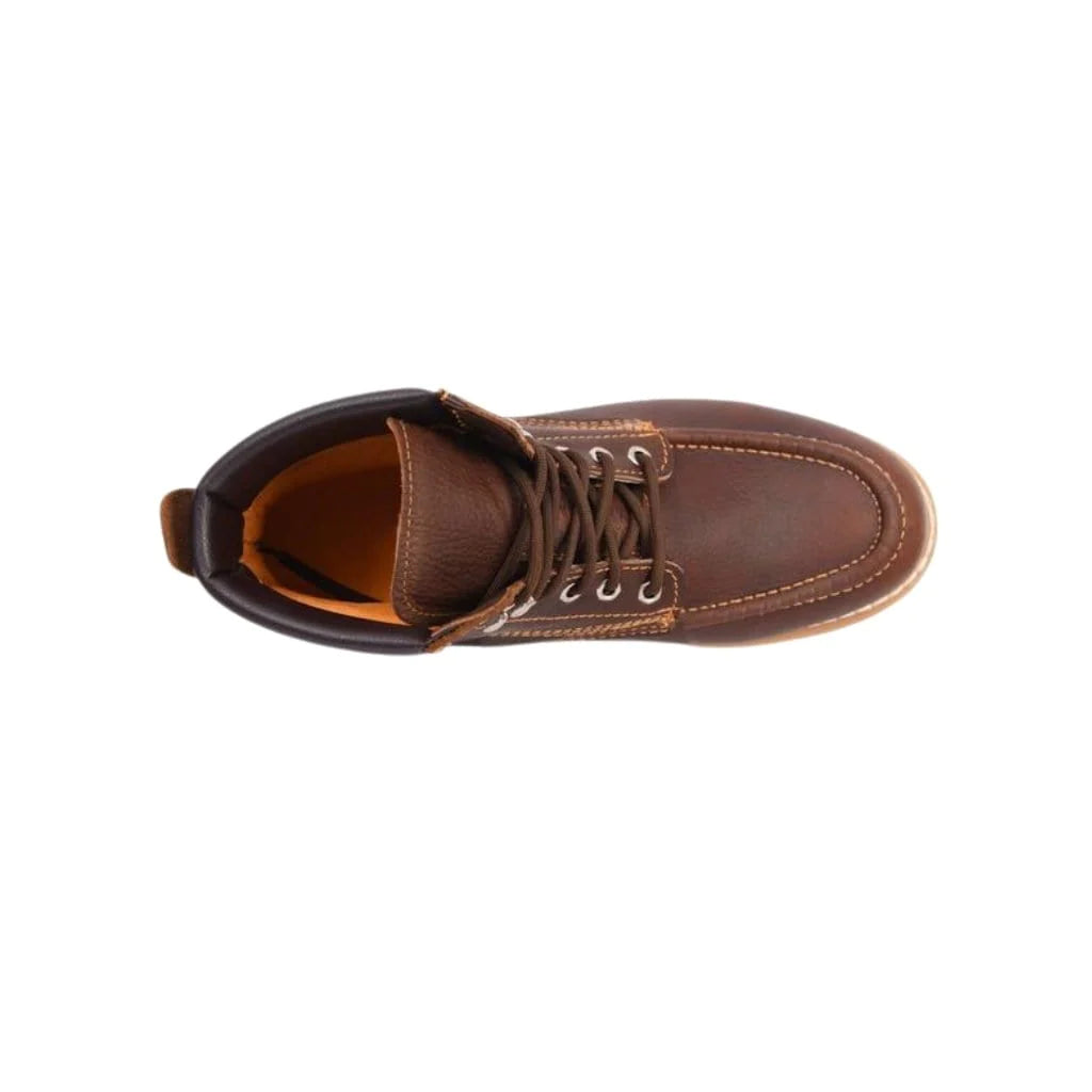 Work Bootie Hammer Lace Up Zig-Zag Double Sole