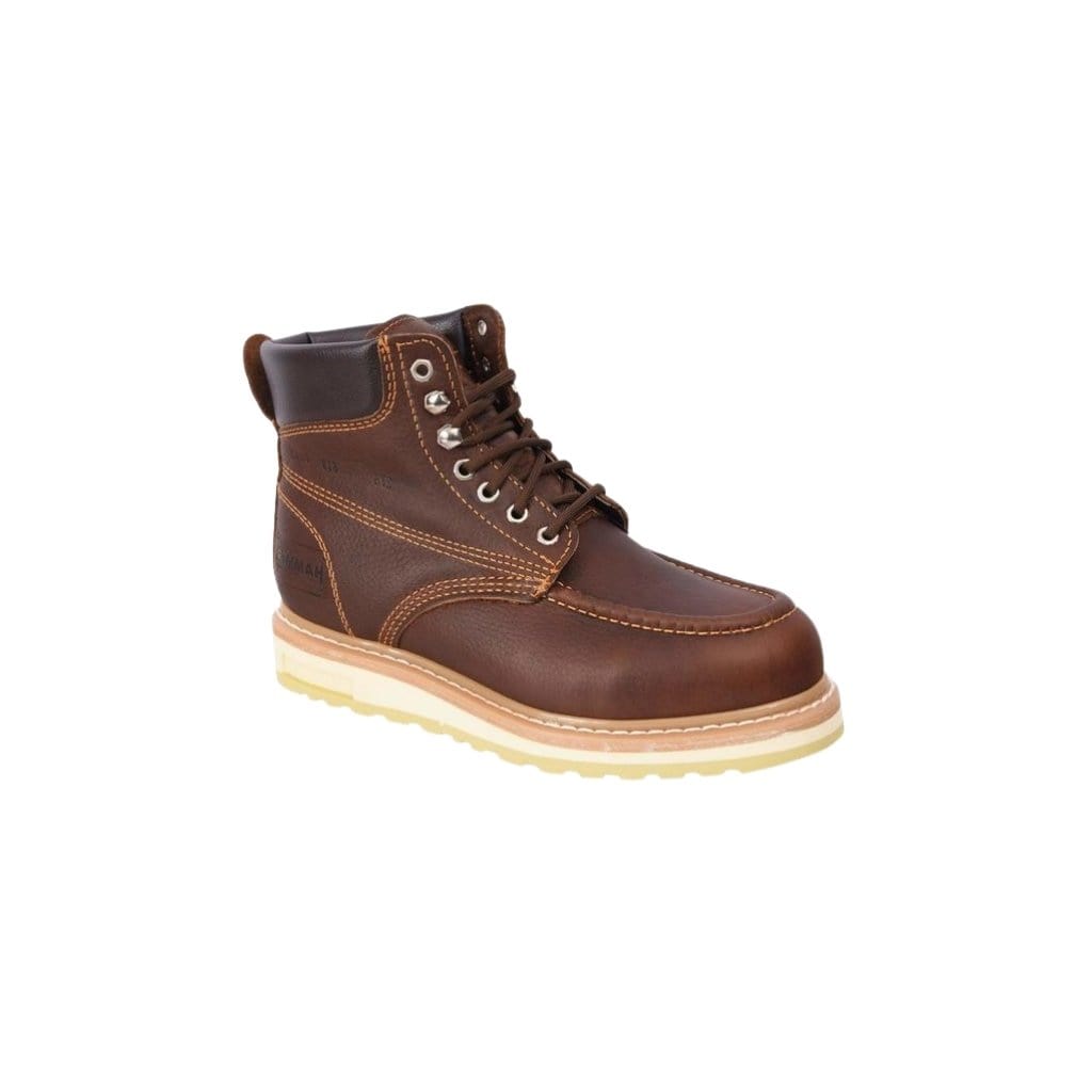 Work Bootie Hammer Lace Up Zig-Zag Double Sole