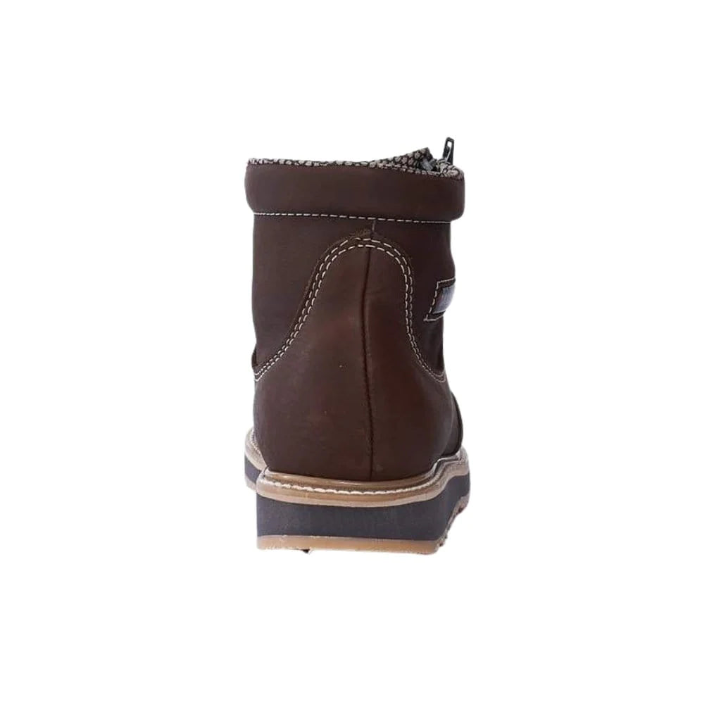 Short Boots Zipper, Double Density Brown