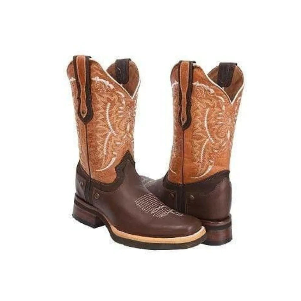 Rodeo Boot Brown Rubber Sole