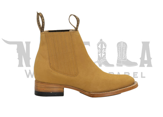 Botin Aragon Nobuck Mantequilla