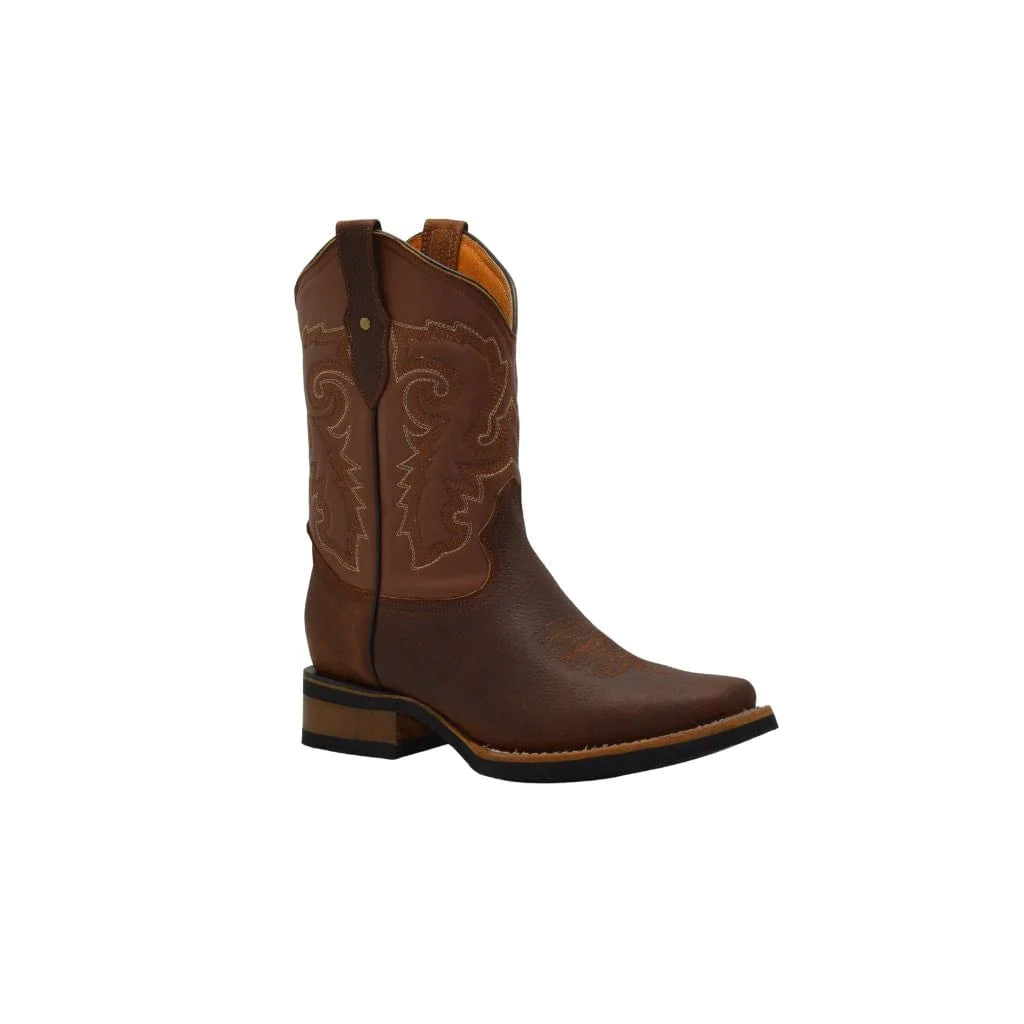 Oryx Rodeo Square Toe Boot Rubber Sole