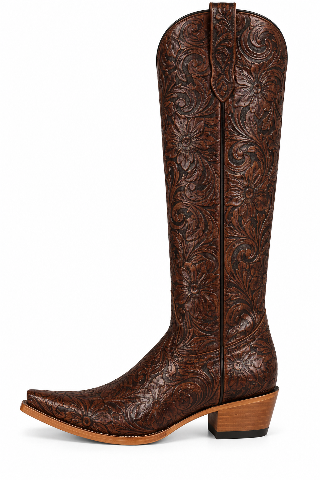 La Delgadina Cincelada Western Boot-Mid