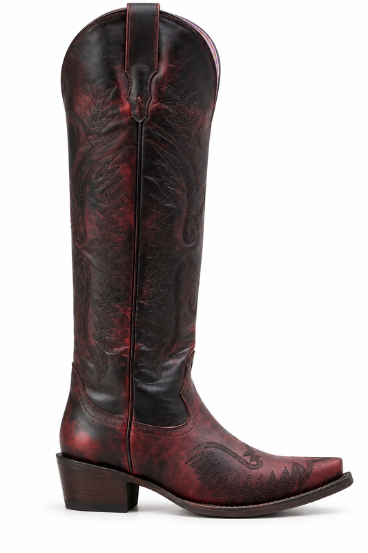 Choco Tall Western Boot